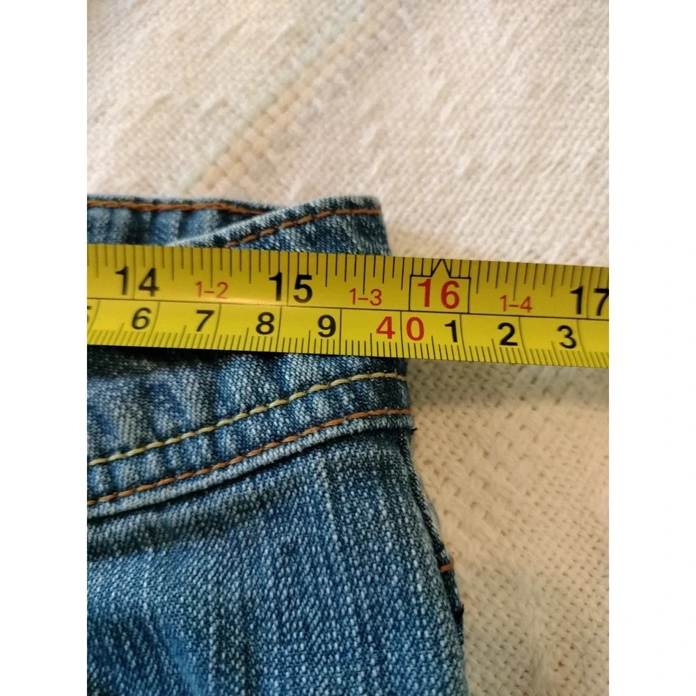 VTG ZANA-DI Custom Painted Flare Jeans Women's 11 Y2K Boho Hippie Mid Rise